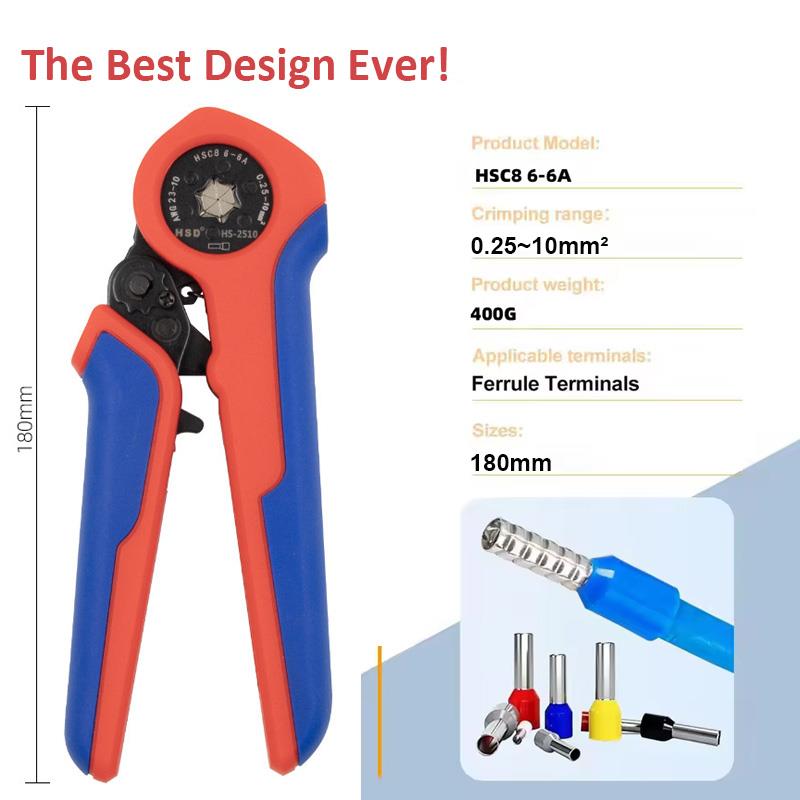 Crimping tool for ferrule tubular terminals