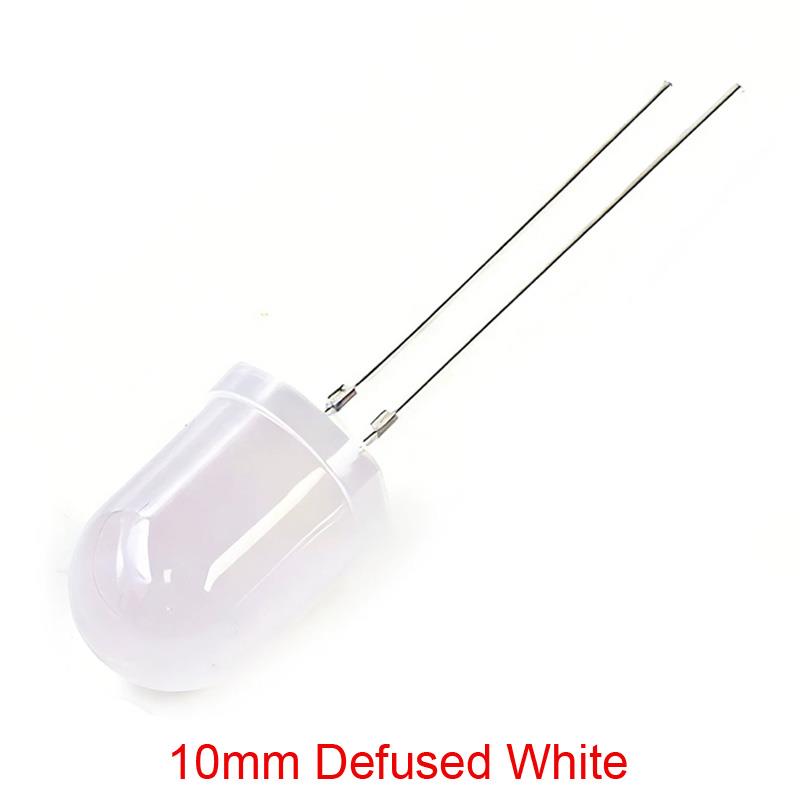 10mm White Defused Ultra Bright LED